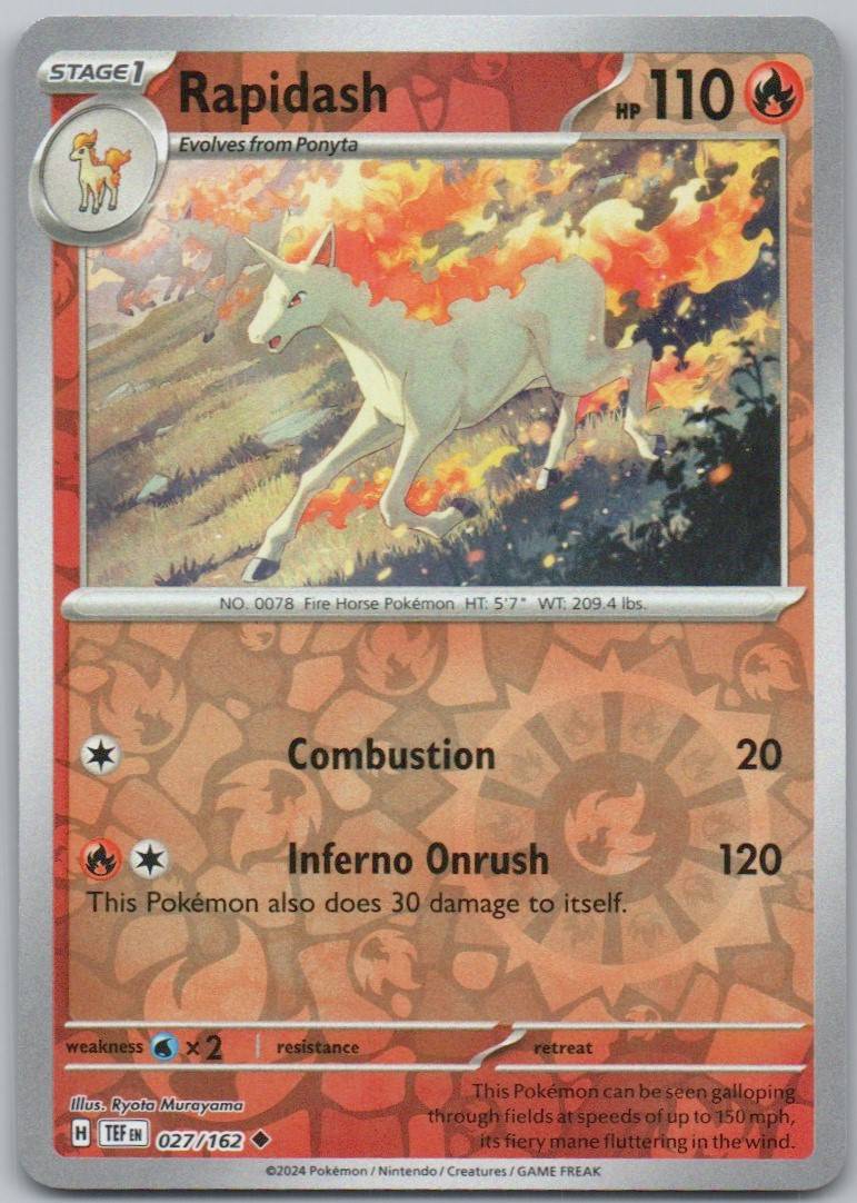 Rapidash 027 REV Card - Temporal Forces