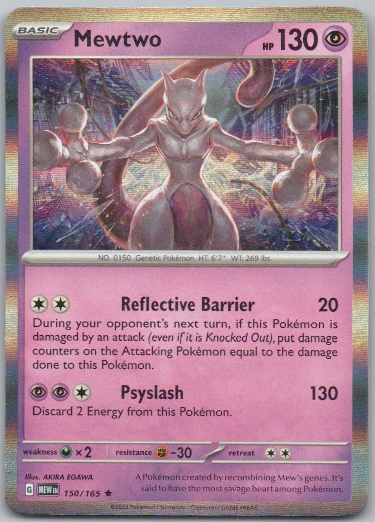 Mewtwo 150 NOR Card - 151
