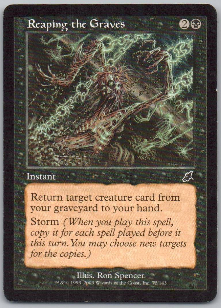 Reaping the Graves 72 Normal Instant Card - Scourge