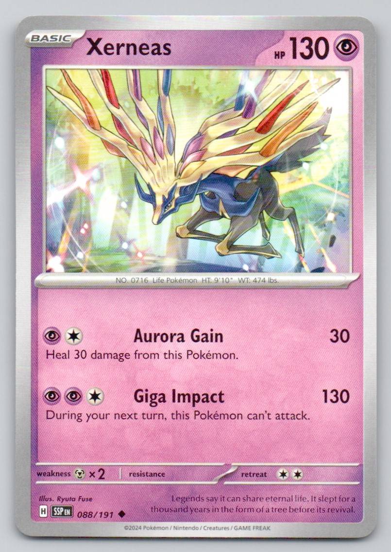 Xerneas 088 NOR Card - Surging Sparks