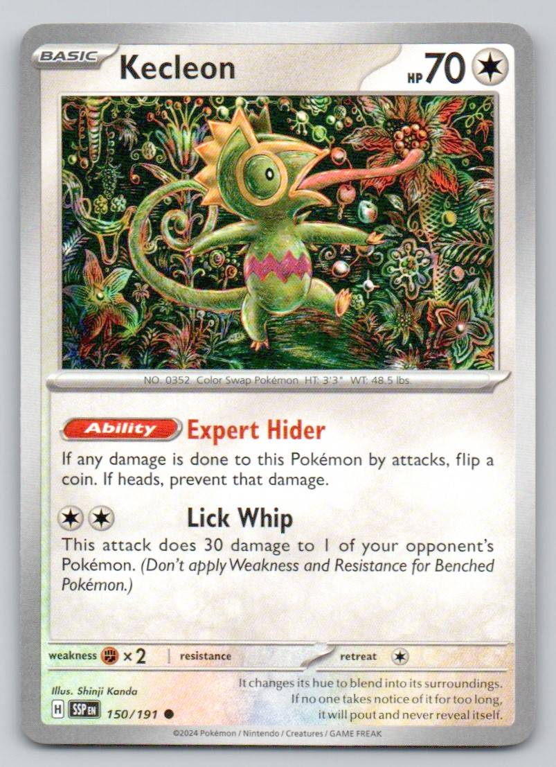 Kecleon 150 NOR Card - Surging Sparks