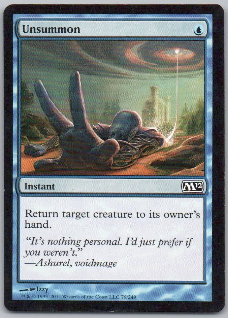 Unsummon 79 Normal Instant Card - Magic 2012