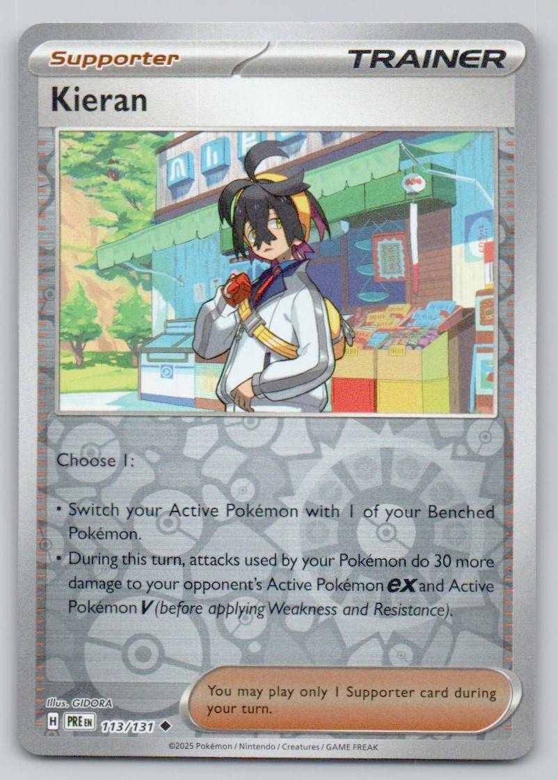 Kieran (Poke Ball Pattern) 113 NOR Card - Prismatic Evolutions
