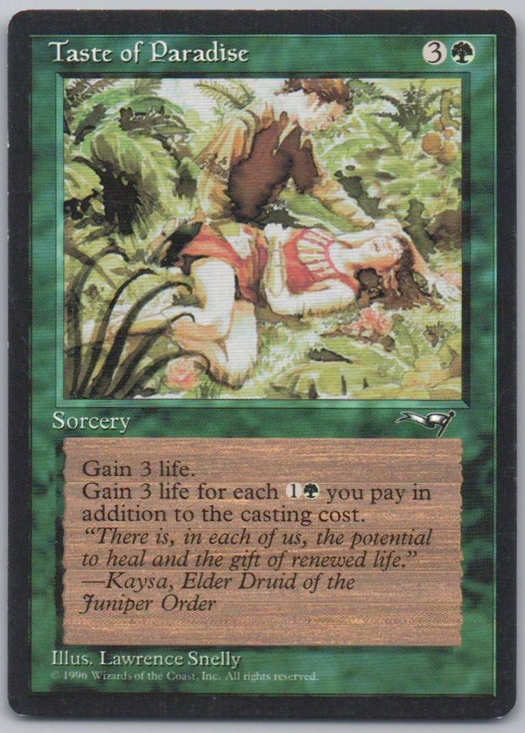 Taste of Paradise 85 Normal Sorcery Card - Alliances