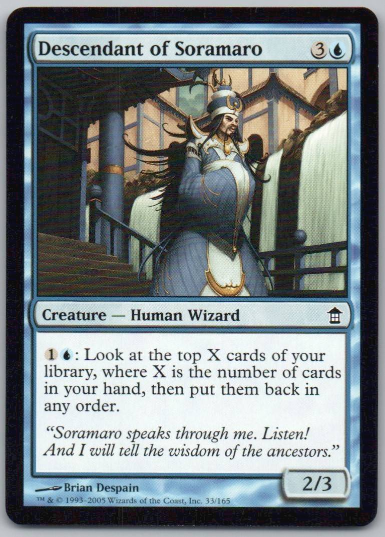 Descendant of Soramaro 33 Normal Creature Card - Saviors of Kamigawa