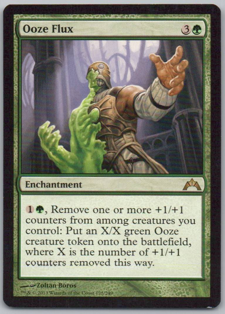 Ooze Flux 128 Normal Enchantment Card - Gatecrash
