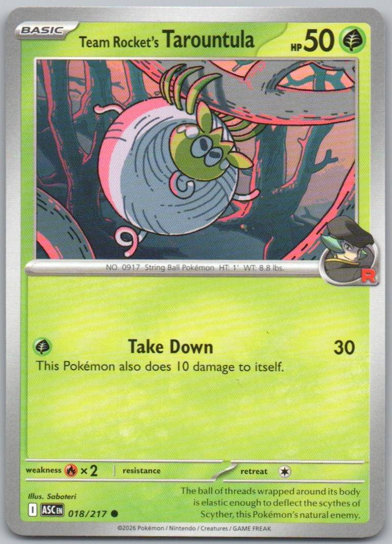 18 - Team Rocket's Tarountula