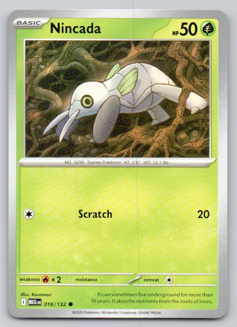 Nincada 016 NOR Card - Mega Evolution
