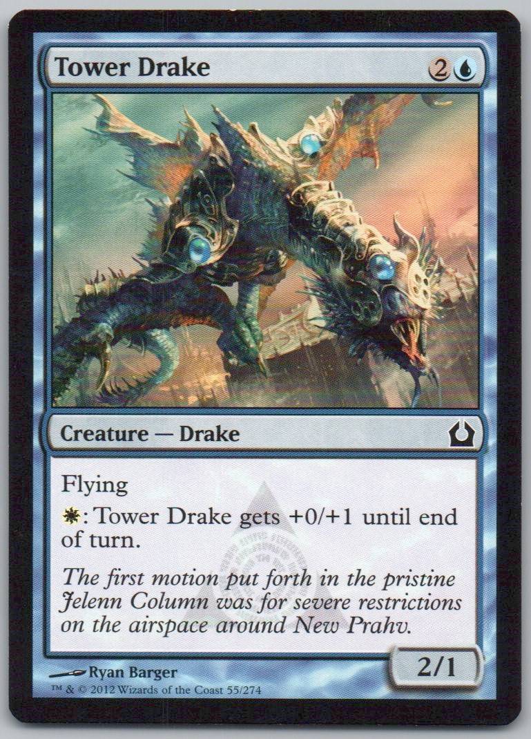 Tower Drake 55 Normal Creature Card - Return to Ravnica