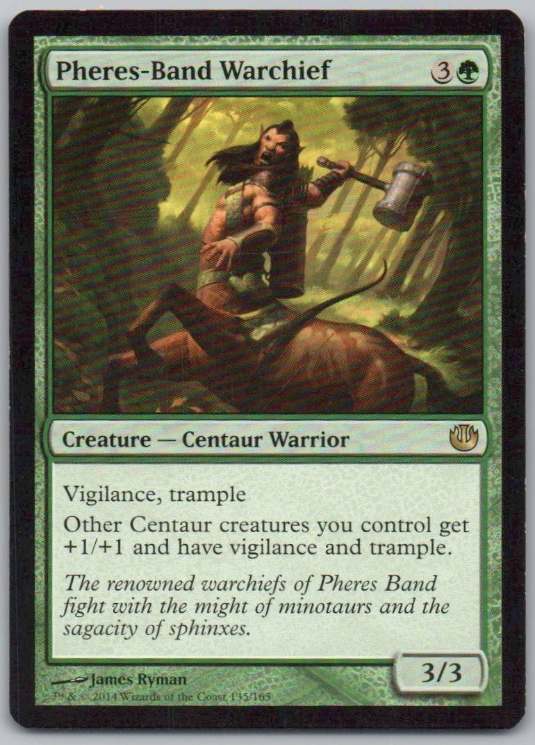 Pheres-Band Warchief 135 Normal Creature Card - Journey Into Nyx