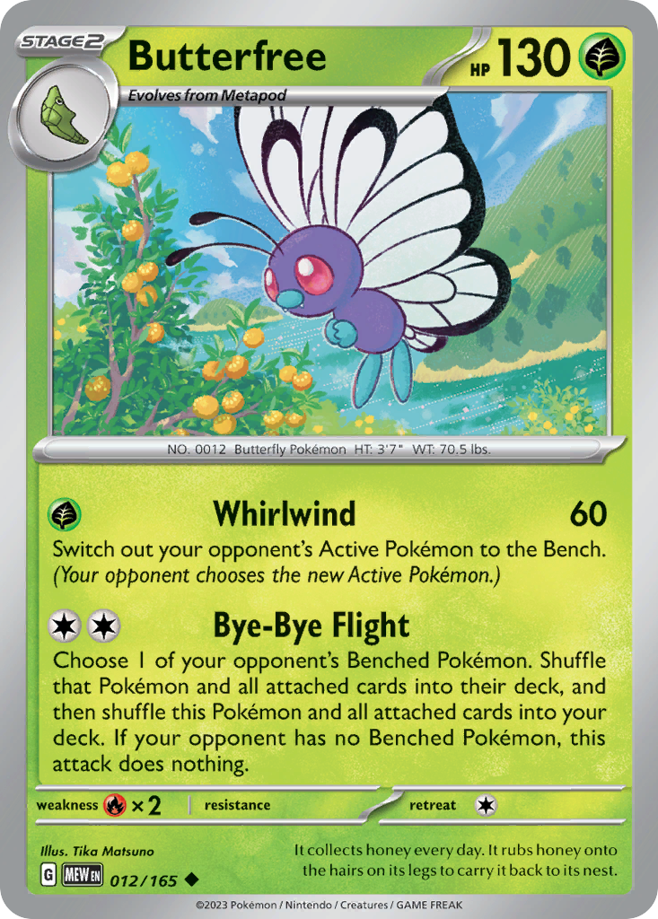 12 - Butterfree