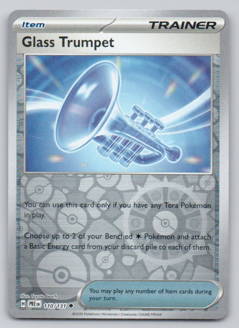 Glass Trumpet 110 REV Card - Prismatic Evolutions