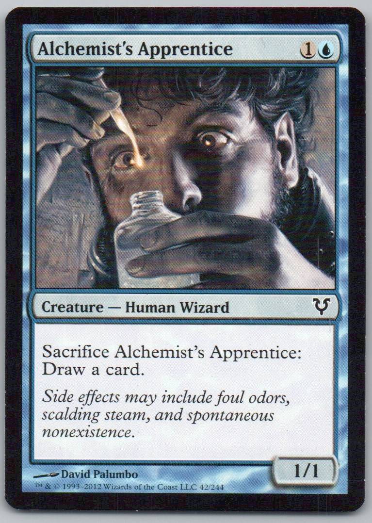 Alchemist's Apprentice 42 Normal Creature Card - Avacyn Restored