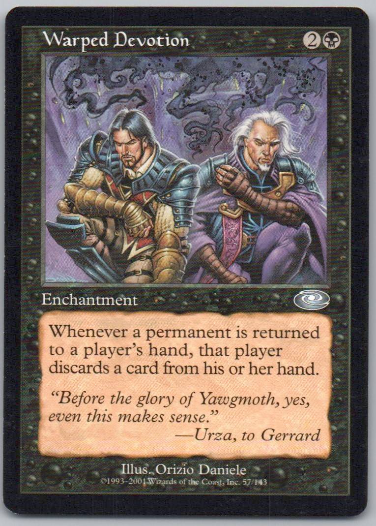 Warped Devotion 57 Normal Enchantment Card - Planeshift