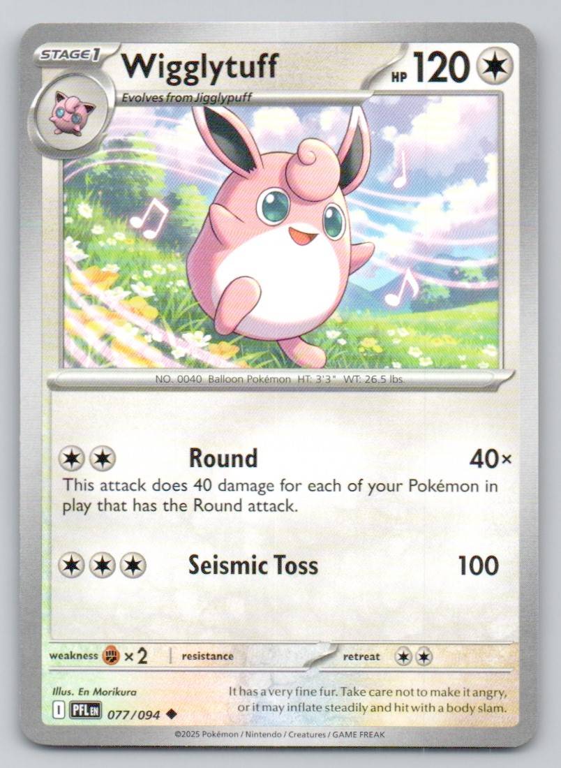 Wigglytuff 077 NOR Card - Phantasmal Flames