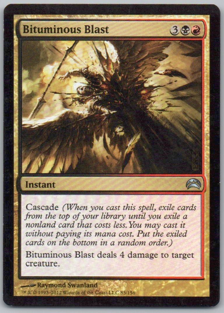 Bituminous Blast 83 Normal Instant Card - Planechase 2012