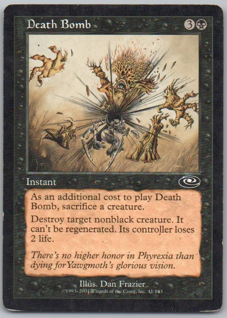 Death Bomb 41 Normal Instant Card - Planeshift