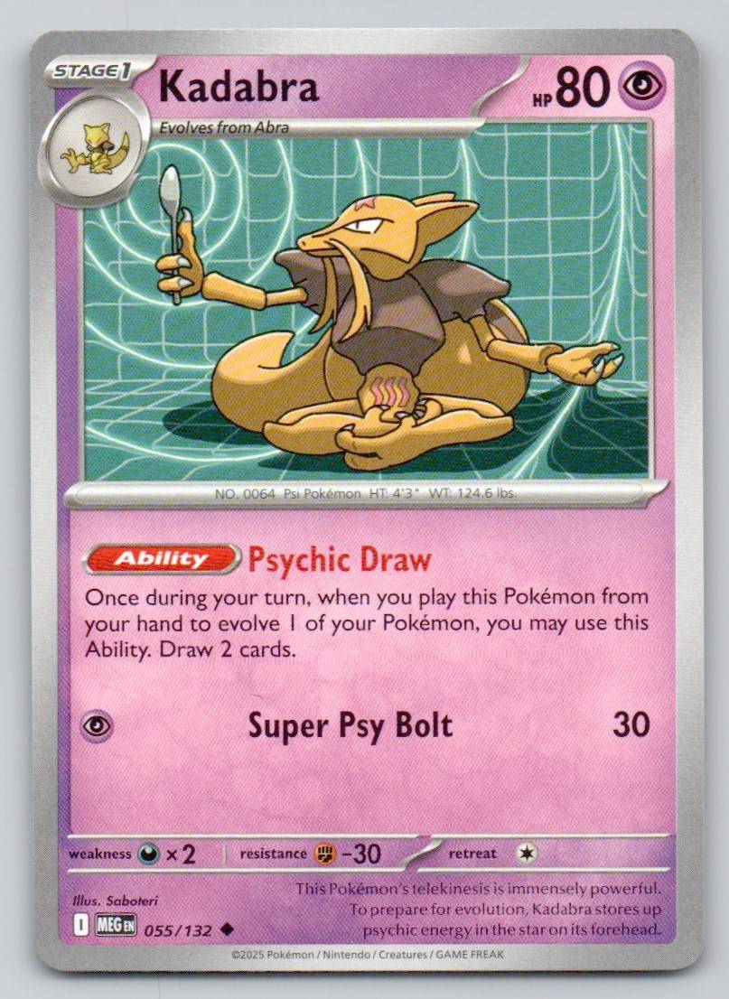 Kadabra 055 NOR Card - Mega Evolution