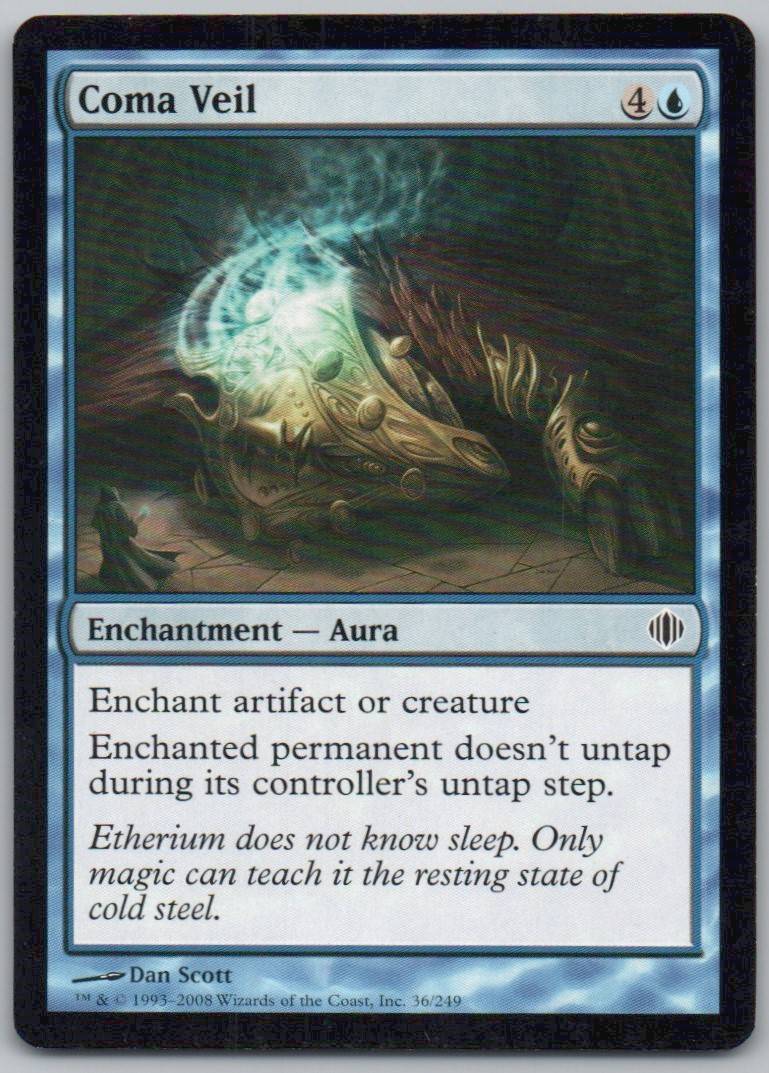 Coma Veil 36 Normal Enchantment Card - Shards of Alara