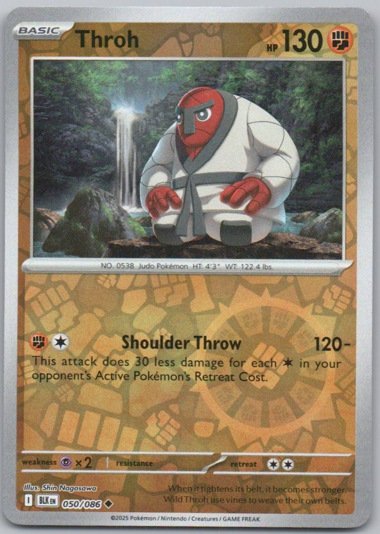 Throh 050 REV Card - Black Bolt