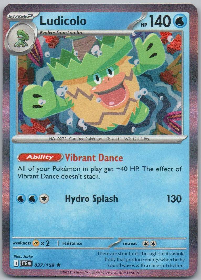 Ludicolo 037 NOR Card - Journey Together