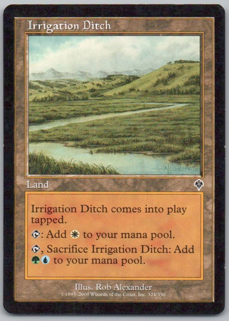 Irrigation Ditch 324 Normal Land Card - Invasion