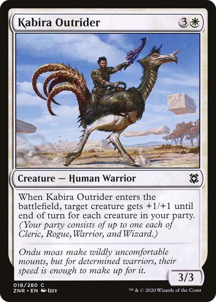 Kabira Outrider 18 Normal Creature Card - Zendikar Rising