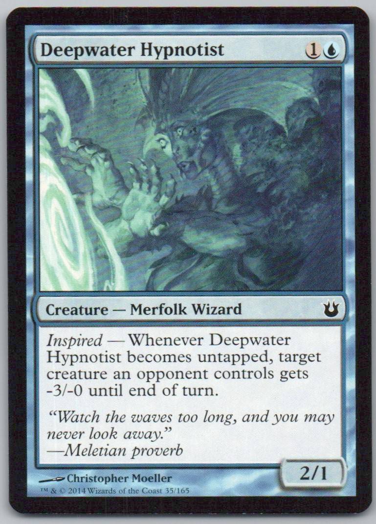 Deepwater Hypnotist 35 Normal Creature Card - Born of the Gods