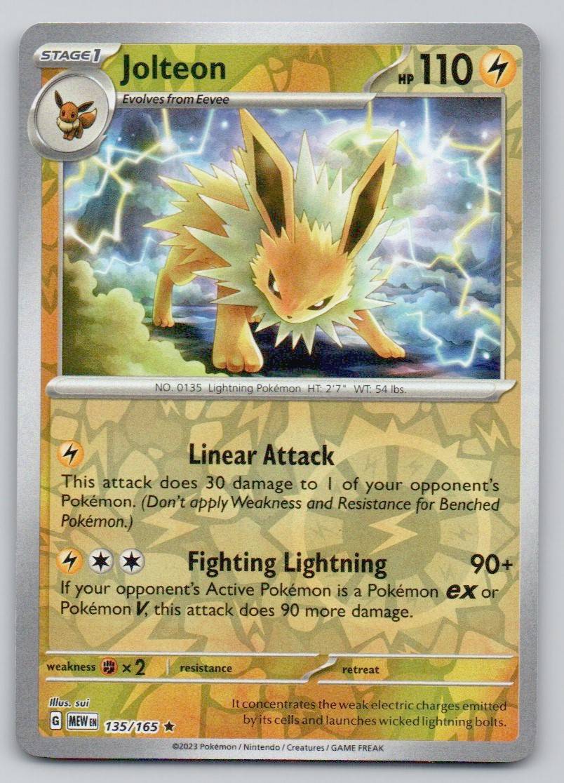Jolteon 135 REV Card - 151
