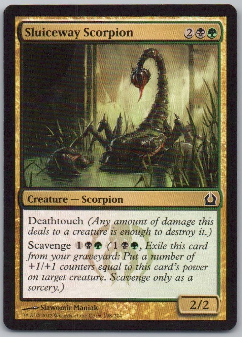 Sluiceway Scorpion 198 Normal Creature Card - Return to Ravnica