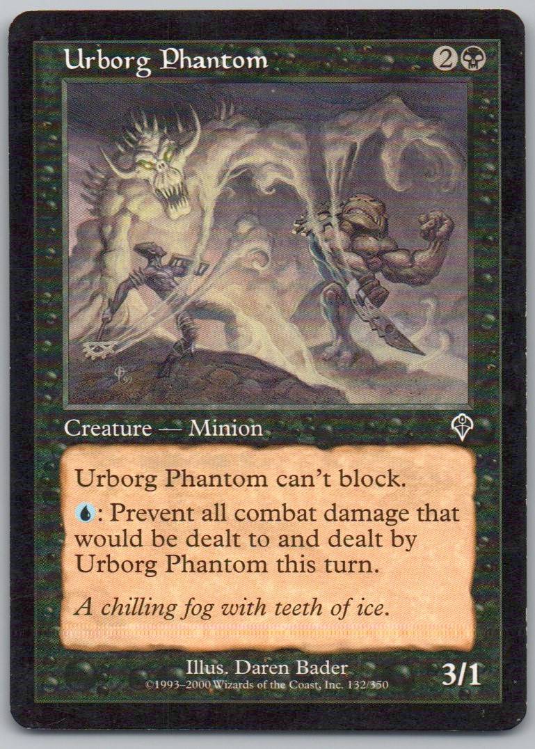 Urborg Phantom 132 Normal Creature Card - Invasion