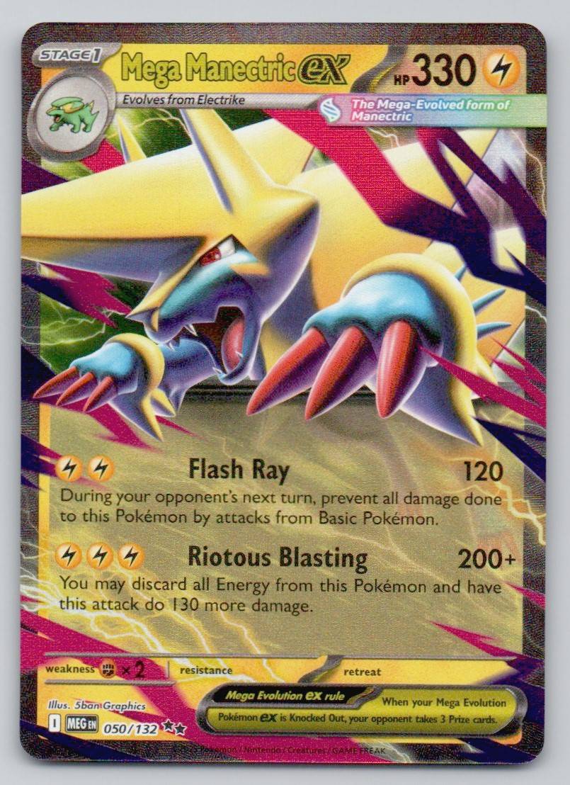 Mega Manectric ex 050 NOR Card - Mega Evolution