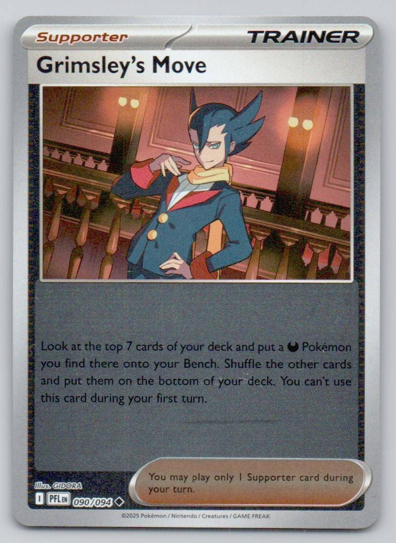 Grimsley's Move 090 REV Card - Phantasmal Flames