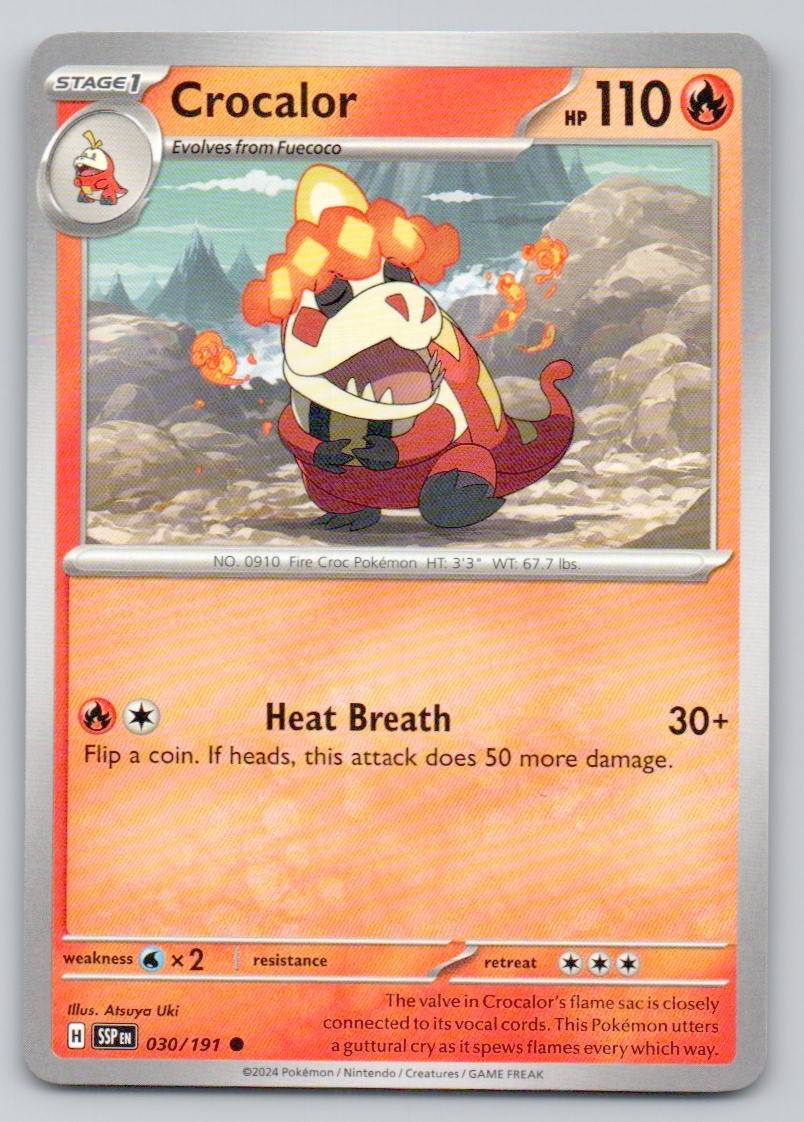 Crocalor 030 NOR Card - Surging Sparks