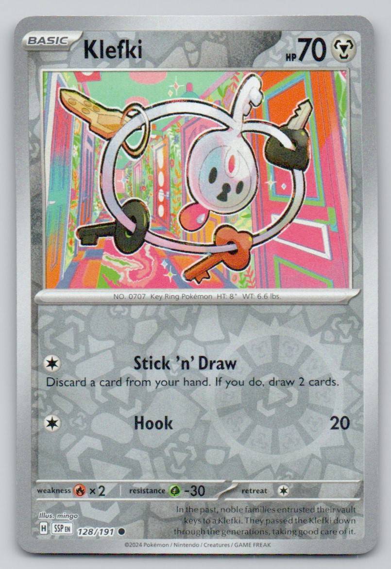 Klefki 128 REV Card - Surging Sparks