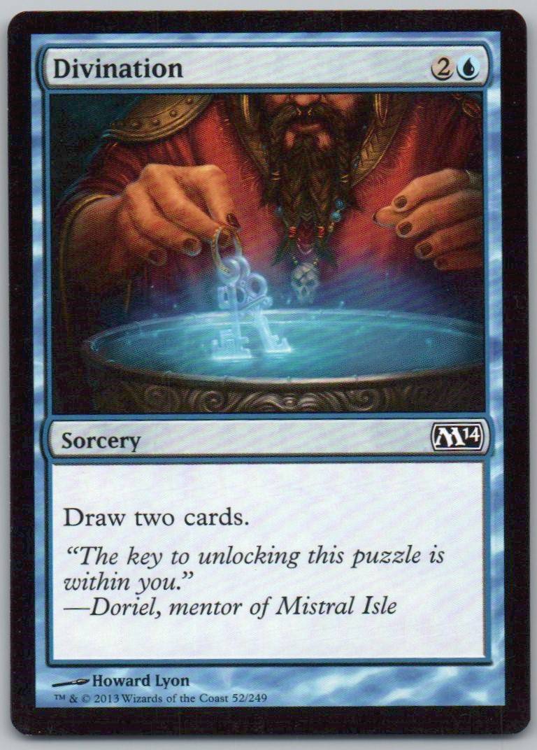 Divination 52 Normal Sorcery Card - Magic 2014