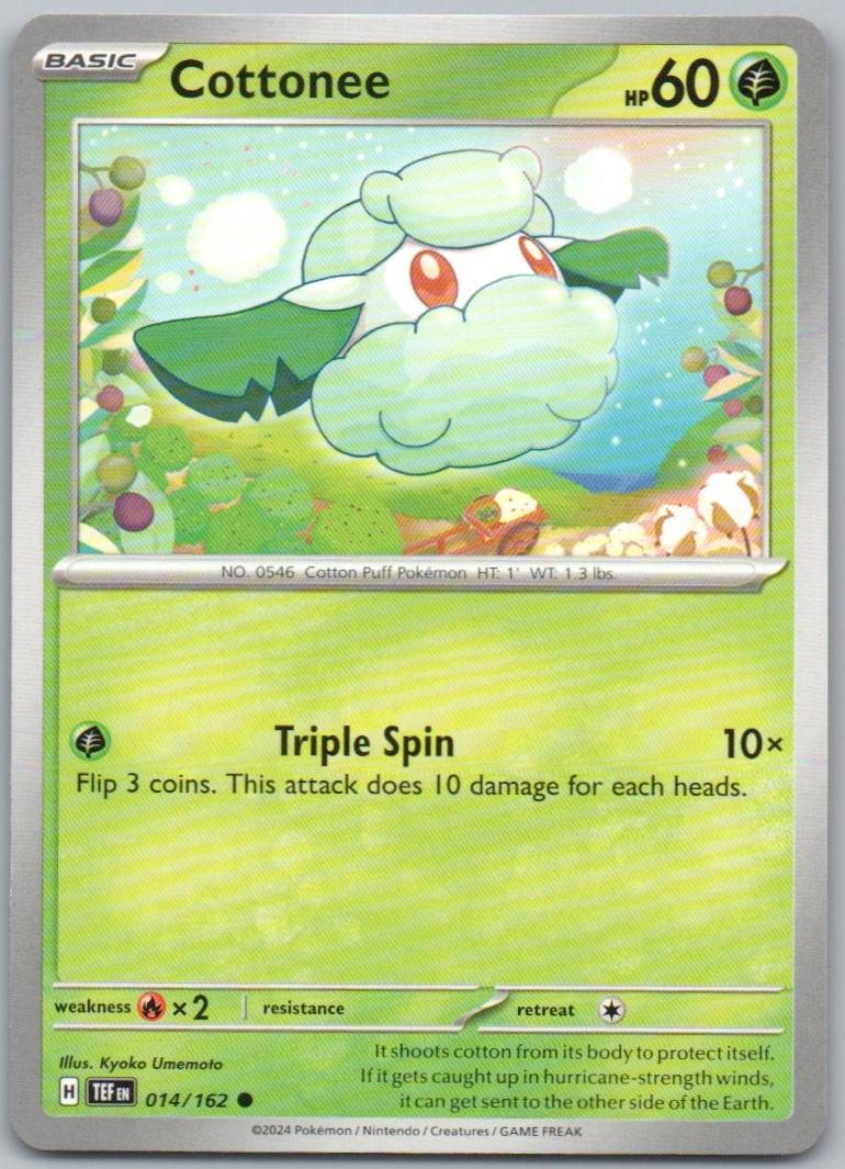 Cottonee 014 NOR Card - Temporal Forces