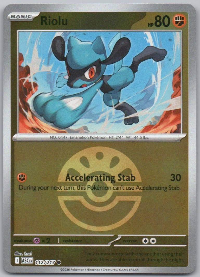 112 - Riolu (Friend Ball)