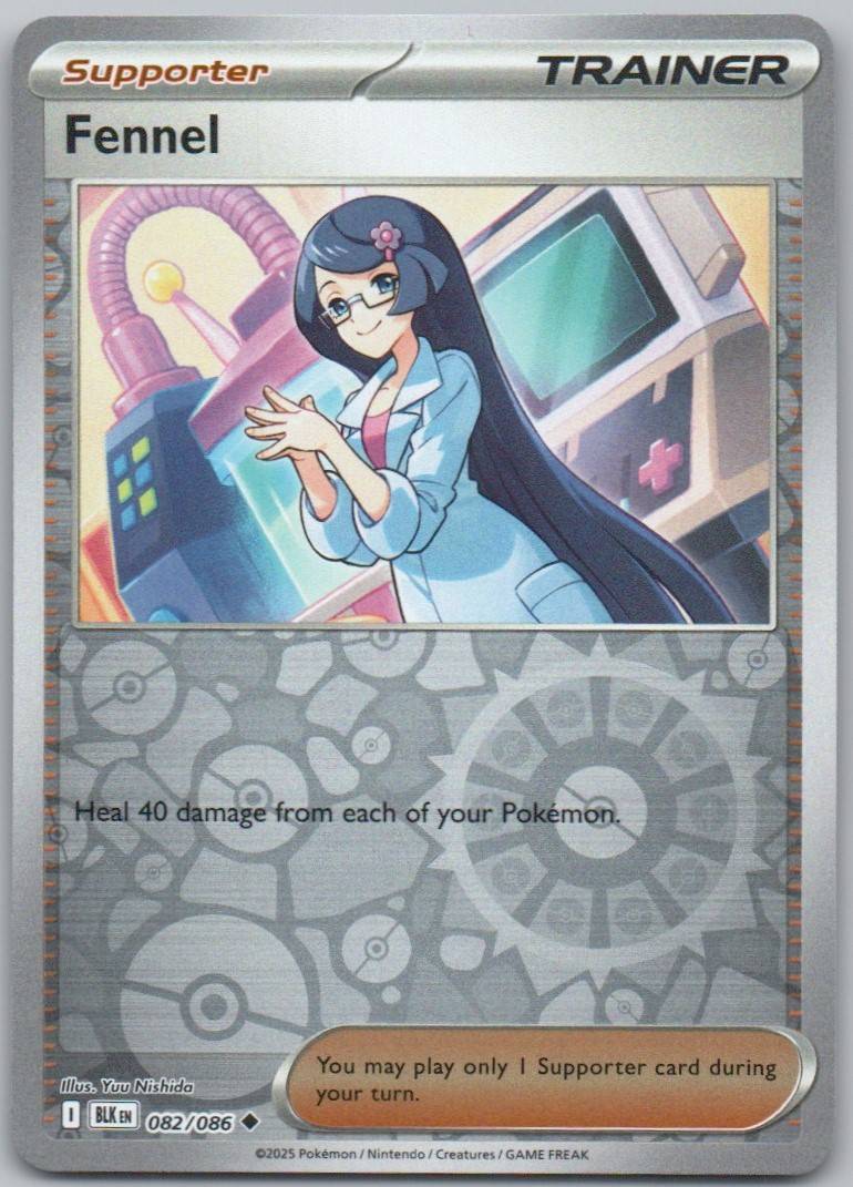Fennel 082 REV Card - Black Bolt