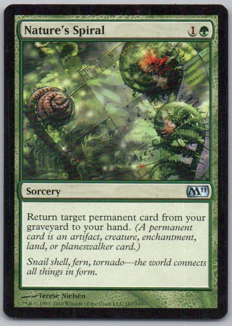 Nature's Spiral 187 Normal Sorcery Card - Magic 2011