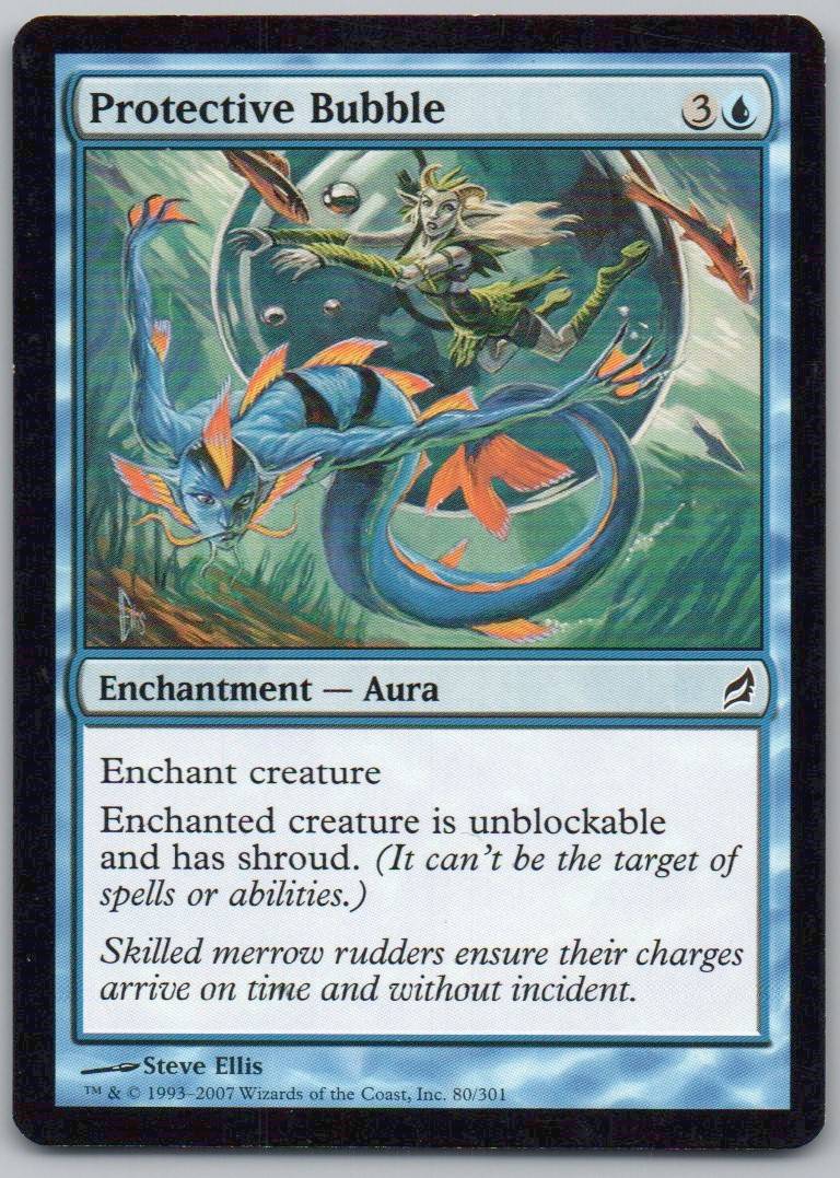 Protective Bubble 80 Normal Enchantment Card - Lorwyn