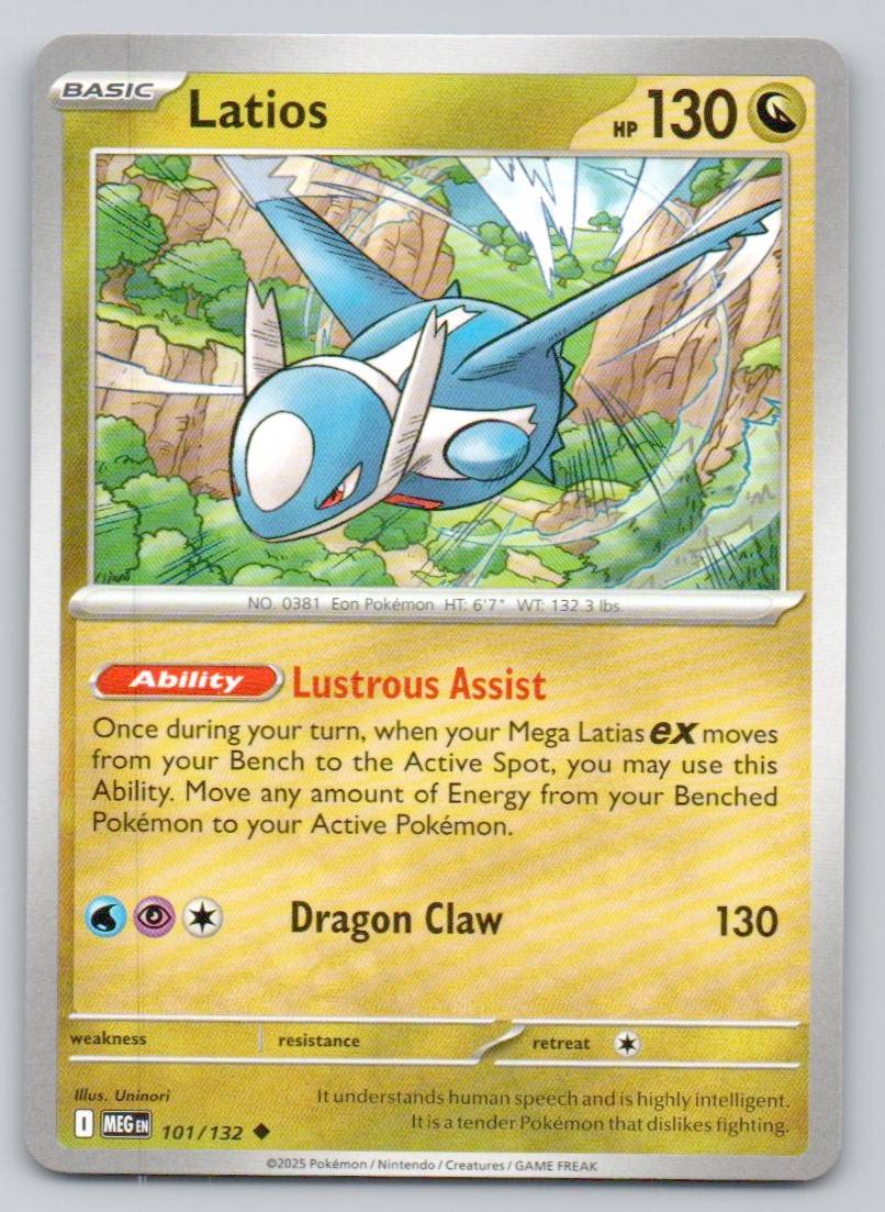 Latios 101 NOR Card - Mega Evolution
