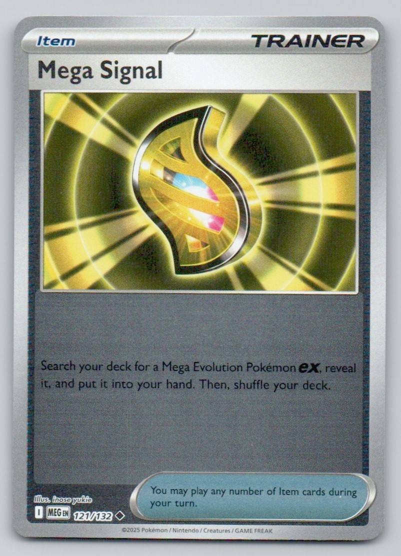 Mega Signal 121 REV Card - Mega Evolution