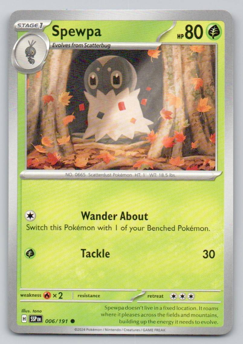 Spewpa 006 NOR Card - Surging Sparks