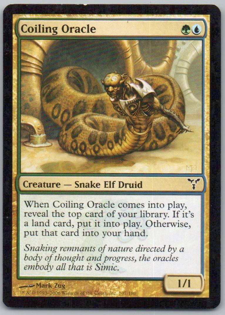 Coiling Oracle 107 Normal Creature Card - Dissension