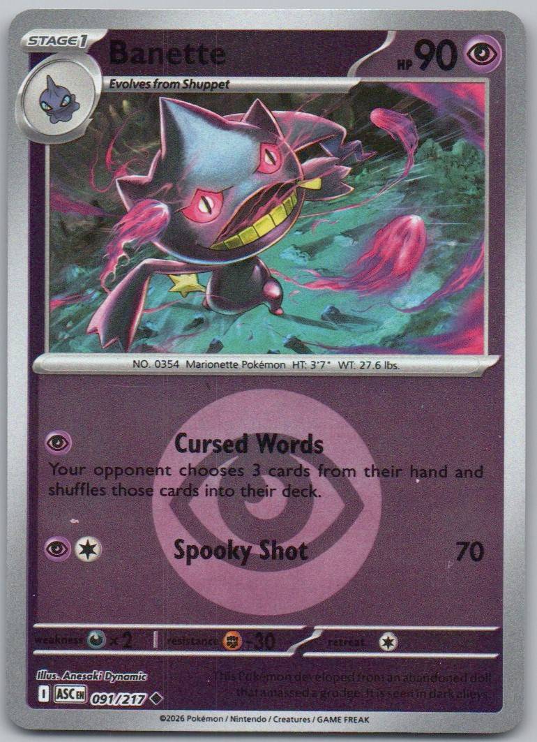 91 - Banette (Energy Symbol Pattern)