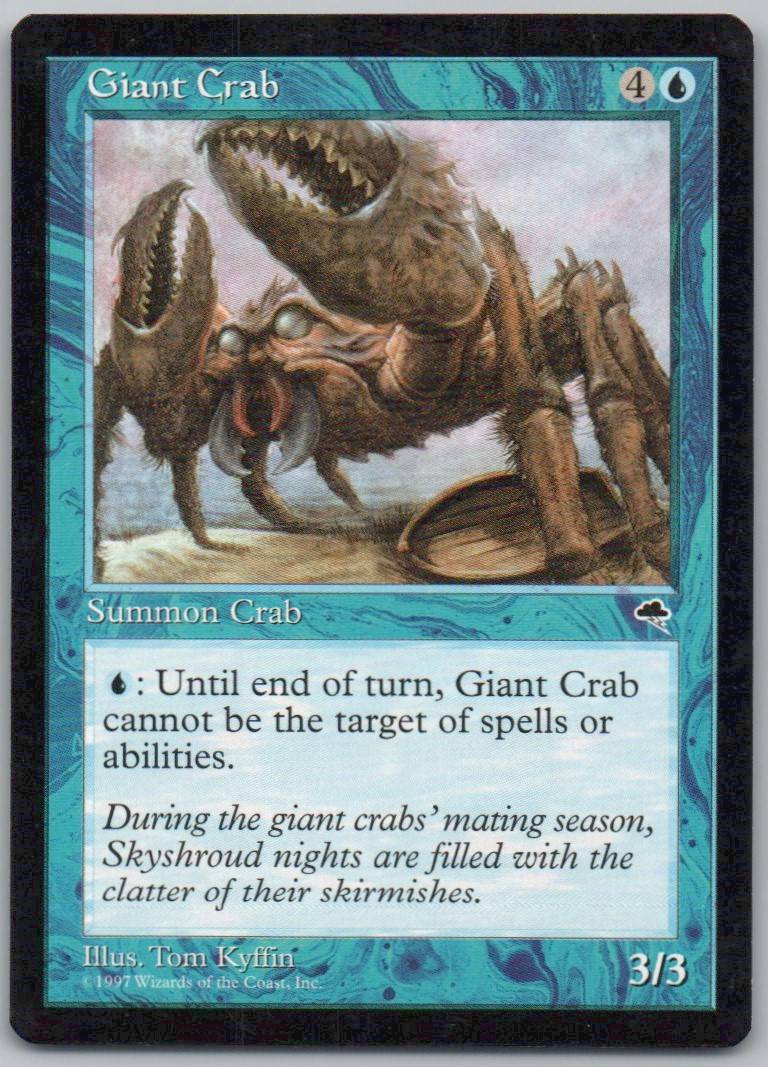 Giant Crab 66 Normal Creature Card - Tempest