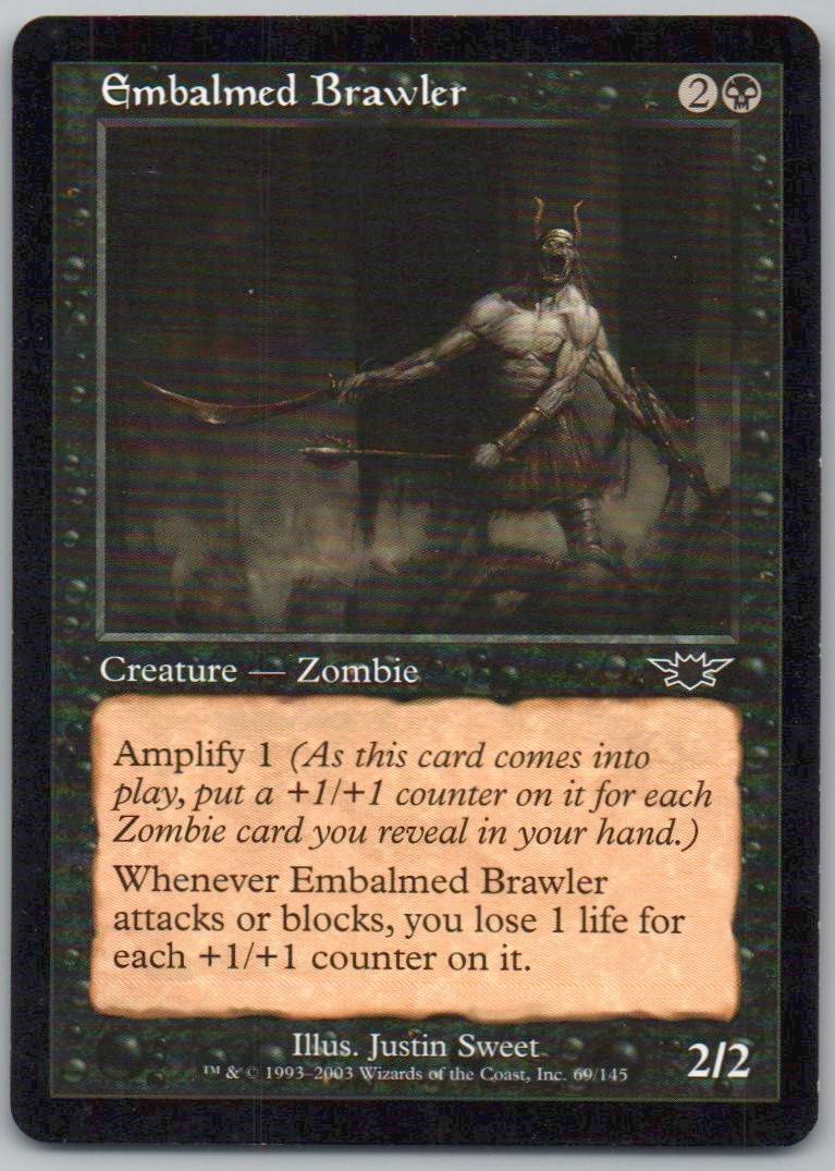 Embalmed Brawler 69 Normal Creature Card - Legions