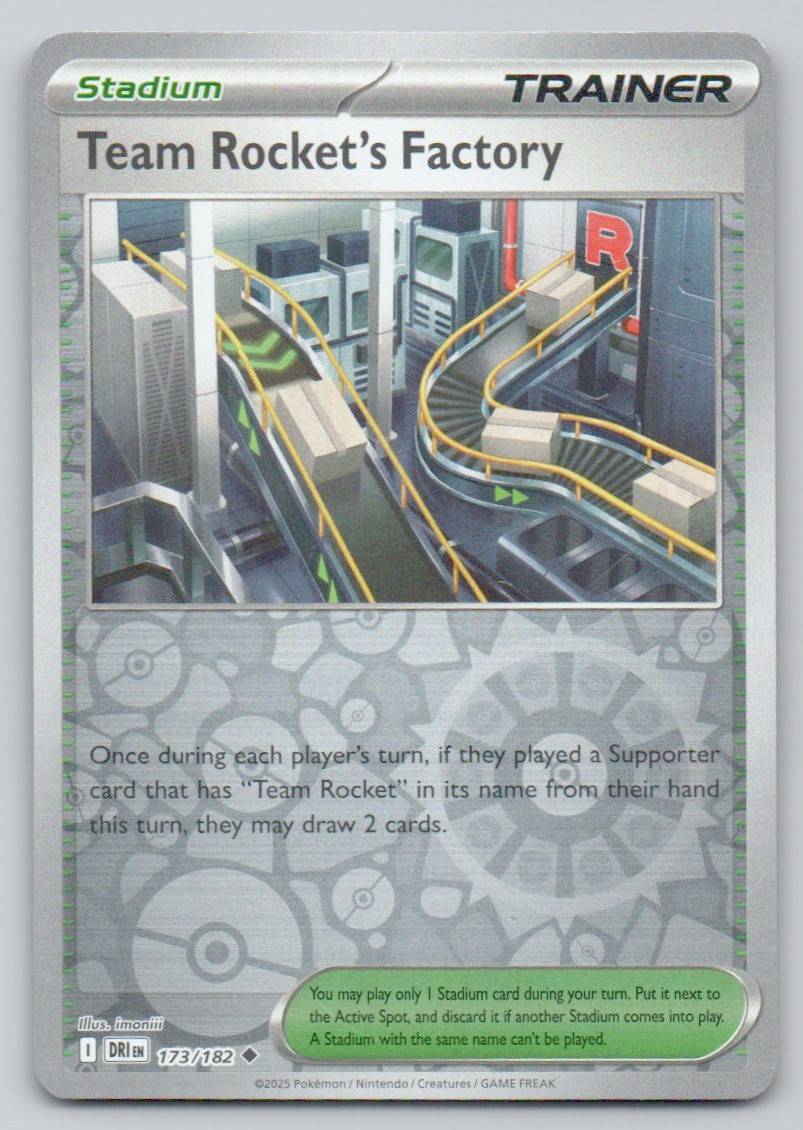 Team Rocket's Factory 173 REV Card - Destined Rivals
