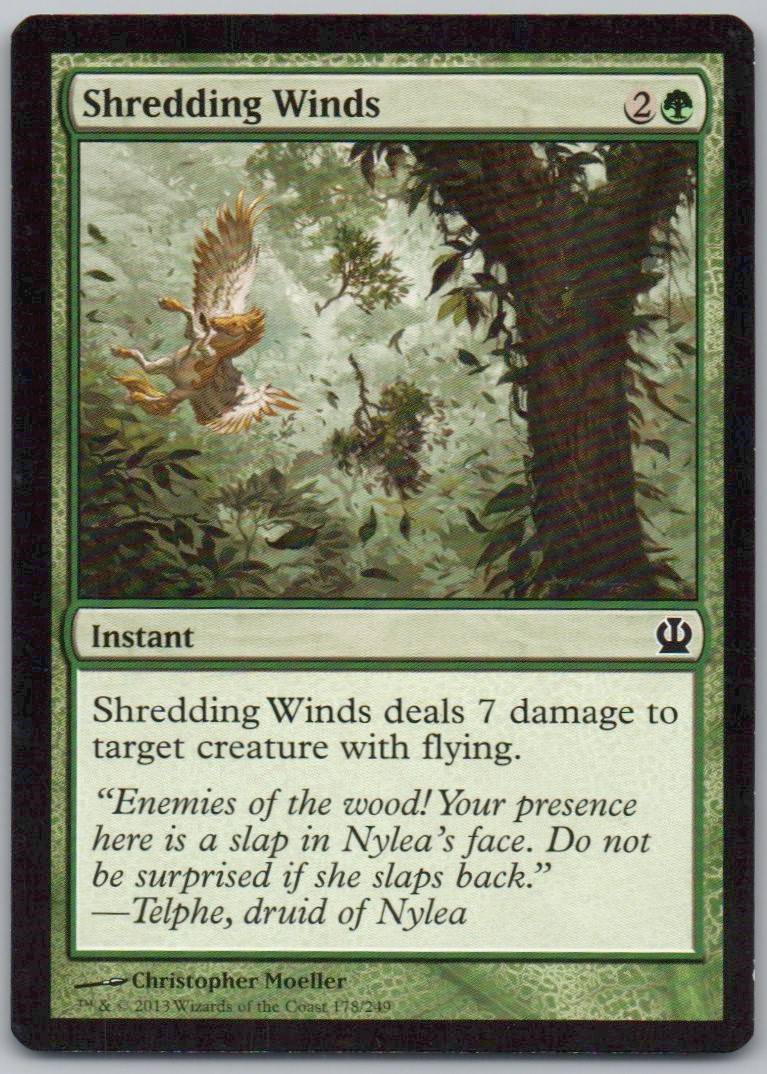Shredding Winds 178 Normal Instant Card - Theros